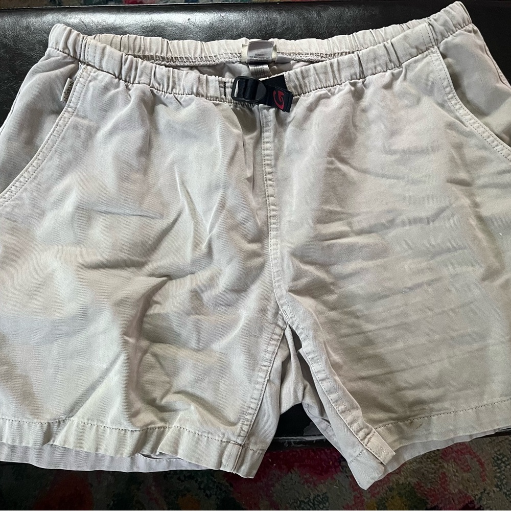 Men's Gramicci Khaki Shorts with Adjustable Waist band